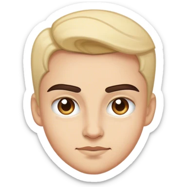 eyebrow sussy smirk sticker