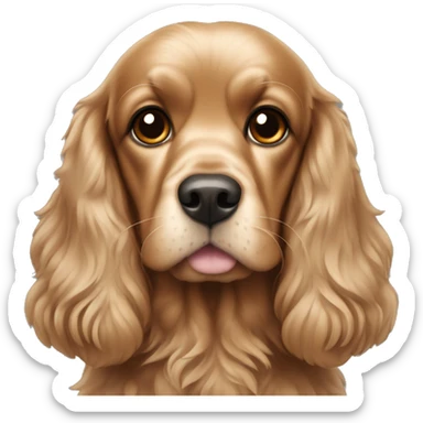 cocker spaniel dog sticker