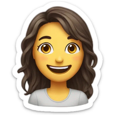 Nicole od laughing at pohne sticker