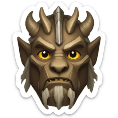 Dungeons and dragons dragonborn sticker