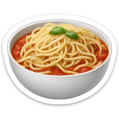 Spaghetti sauce blanche sticker