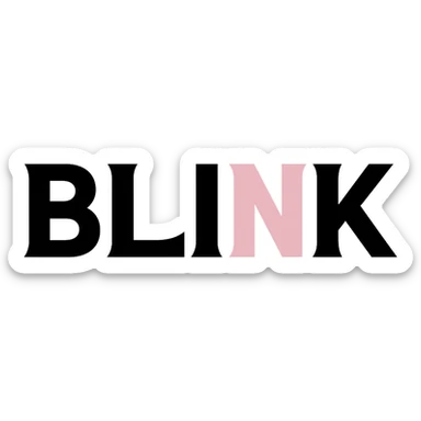 Blackpink fandom logo sticker