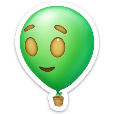 gree balloon that an be copy paste sticker