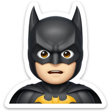 Bat man sticker
