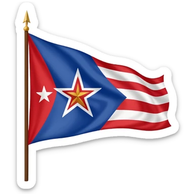 Native American Cherokee flag sticker