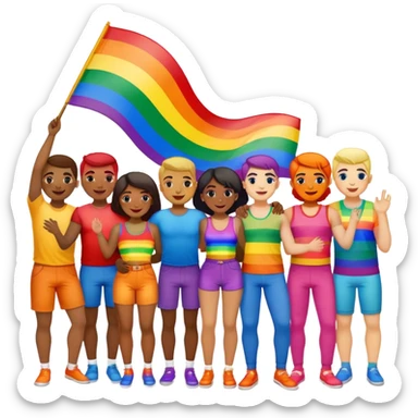 Gay pride sticker