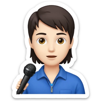 Créer un avatar qui est face à un caméra avec des micros sticker