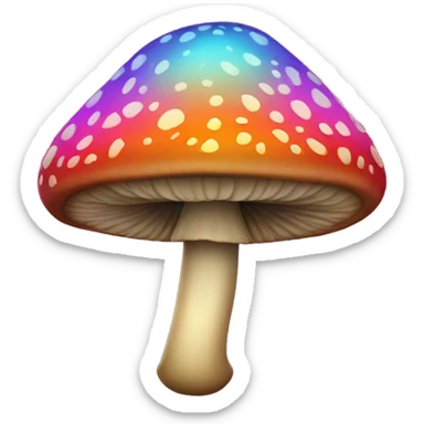 Psychedelic mushroom   sticker