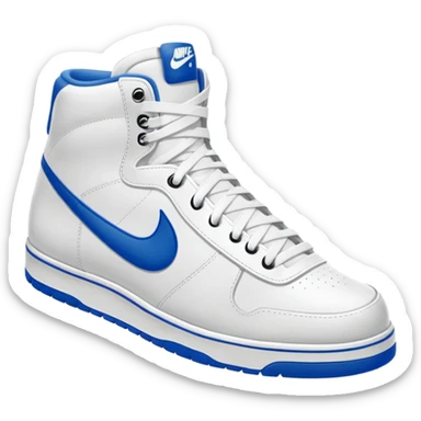Nike shoes white street shoes sticker