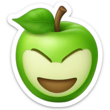 Manzana verde sticker