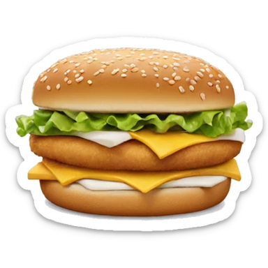 mcdonald’s mcchicken sandwich  sticker
