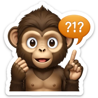 black monkey holding up a middlefinger with a speech bubble saying "apex" sticker