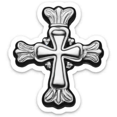 Chrome Hearts Crosses  sticker