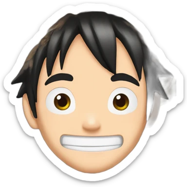 Luffy one piéces sticker