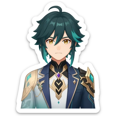 Zhongli aka Morax from Genshin Impact sticker