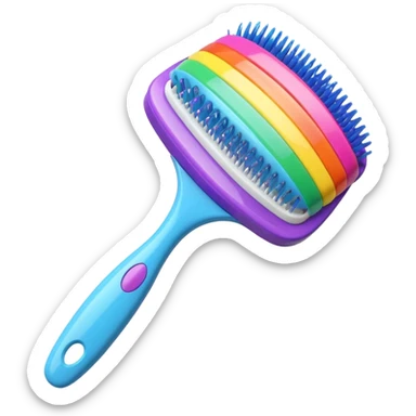 horoscope-style hairbrush 
 sticker