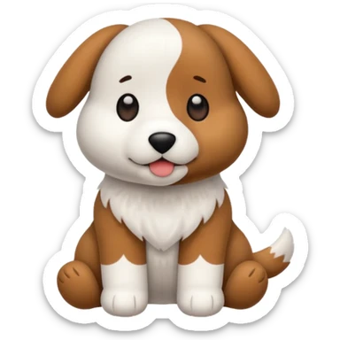 dog plushie  sticker