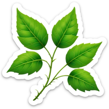 Poison ivy sticker