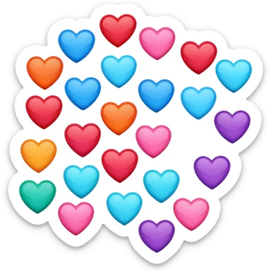 ❤️🩷🧡💛💚💙🩵💜 sticker