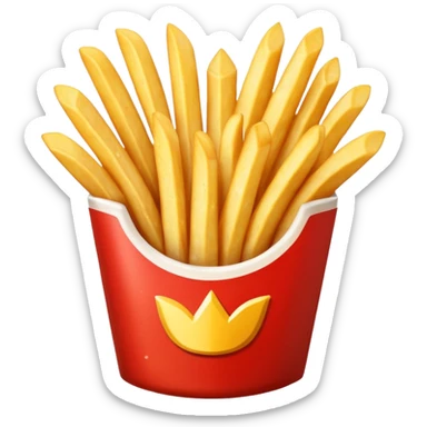 fries without face sticker