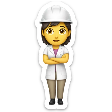 Mujer ingeniera sticker