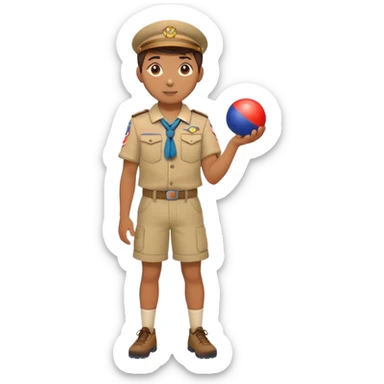 Scout pétanque  sticker