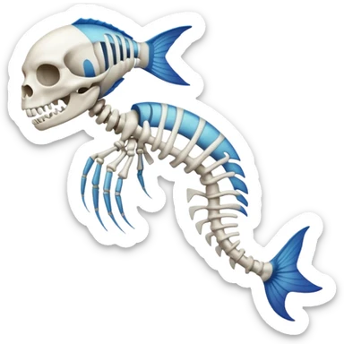 fishbone sticker