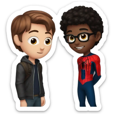 Peter Parker and Miles Morales sticker