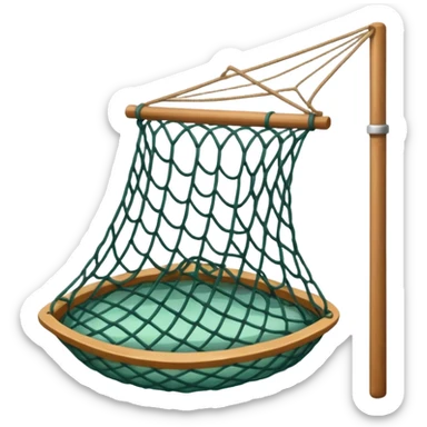 Fishing net sticker