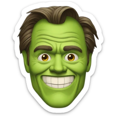 Jim Carrey the mask sticker