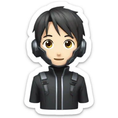 kirito vr system sticker