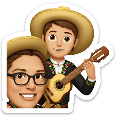 Mariachi Musician sticker