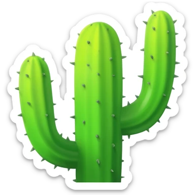 a pampa cactus sticker