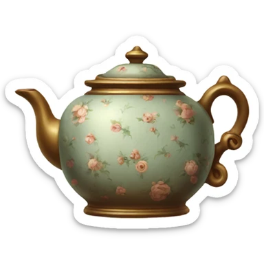 Antique teapot  sticker