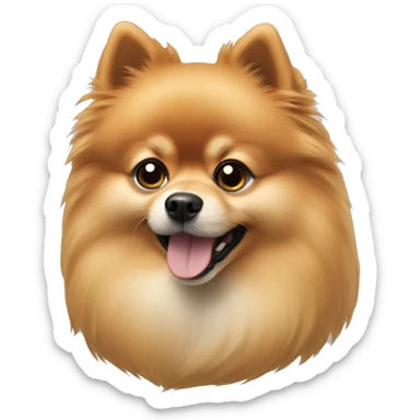 The Pomeranian dog sticker