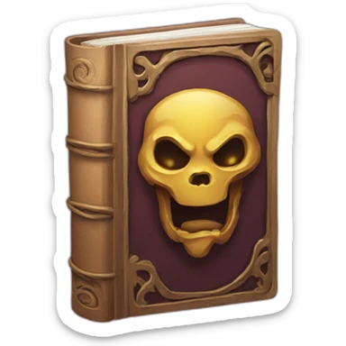 dungeons and dragons book sticker