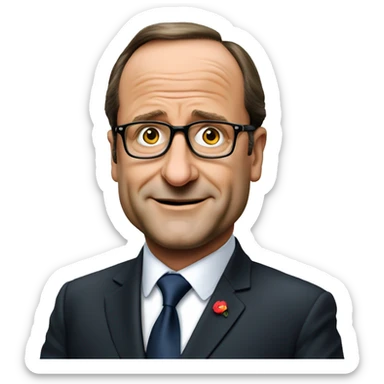Francois hollande sticker