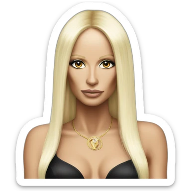 donatella Versace sticker