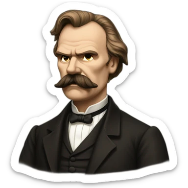 Friedrich Nietzsche sticker