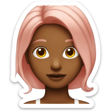 red hair girl  sticker