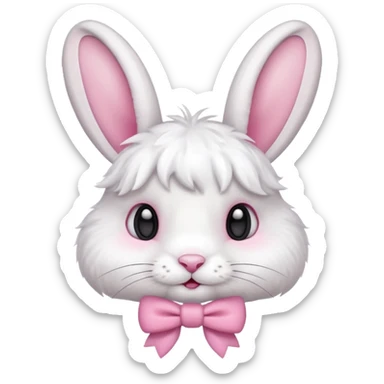 Coelho de laço sticker