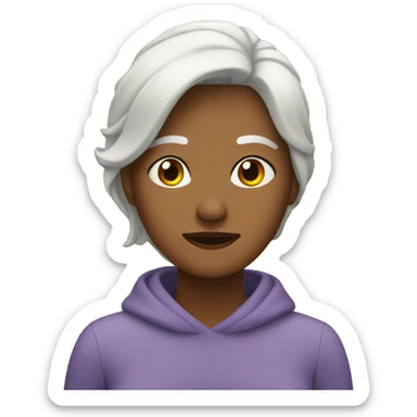 una mujer durmiendo  sticker