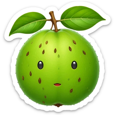 egzotic sour guava make more egzotic and fun sticker