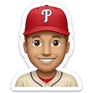 Phillies fan sticker