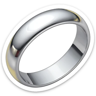 silver ring sticker