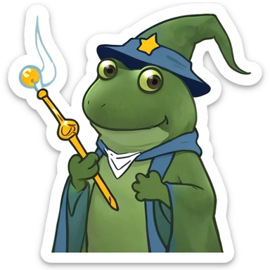 bufo wizard sticker
