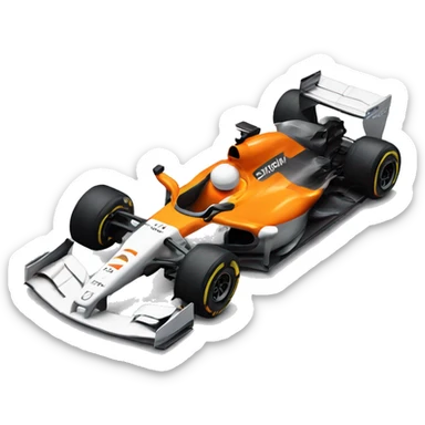 McLaren 2024 f1 car sticker