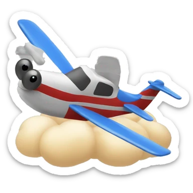 Flying share button  sticker