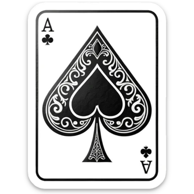 ace of spades sticker