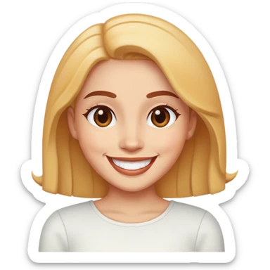 Jessie smiling  sticker